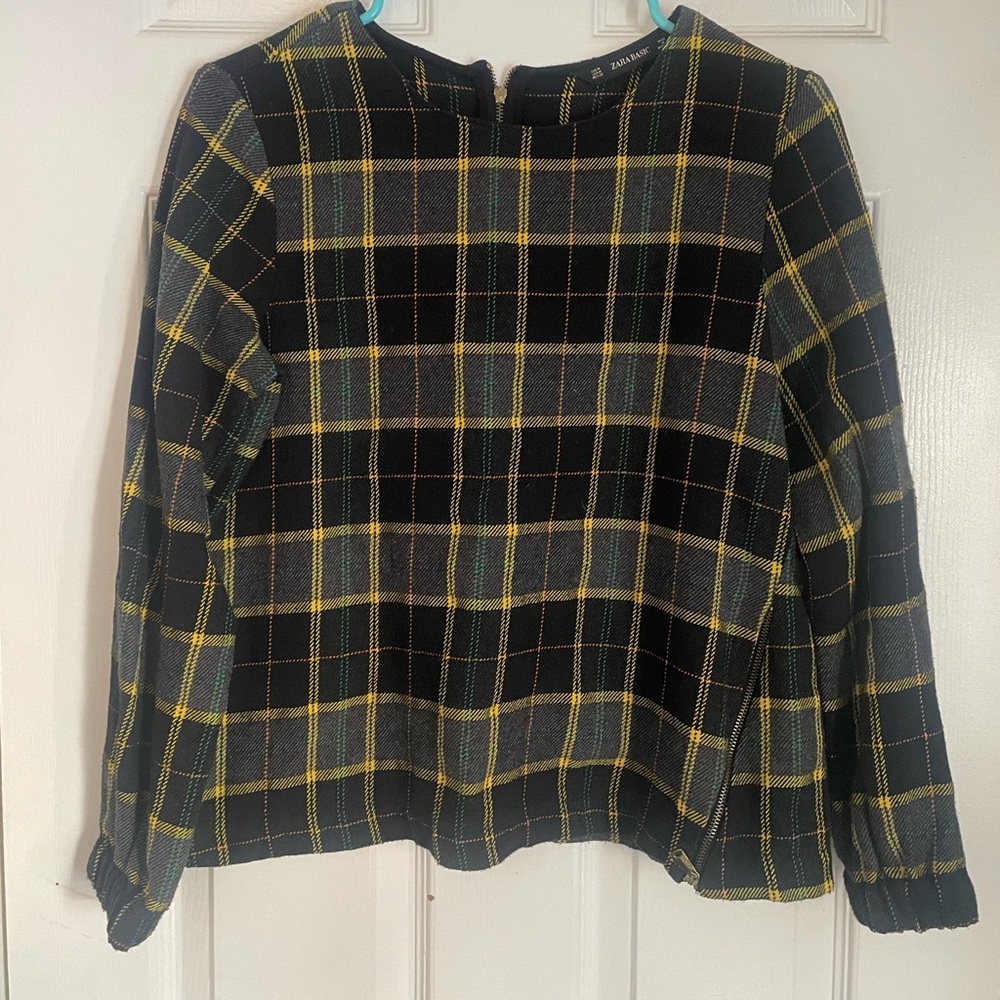 Zara Plaid Long Sleeve